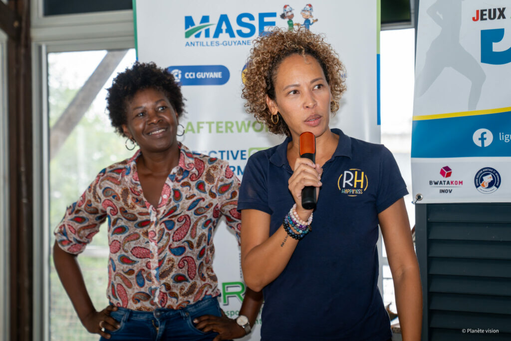 Carole Mathee & Katia Ozier-Lafontaine - Jeux Amazoniens d'Entreprise
